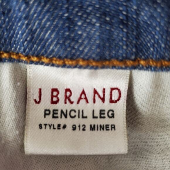 J Brand Pencil Leg Skinny Jean Miner 912 Size 26 - Picture 6 of 8